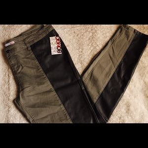 + PLUS SIZE - NAVY & BLACK - SKINNY JEANS